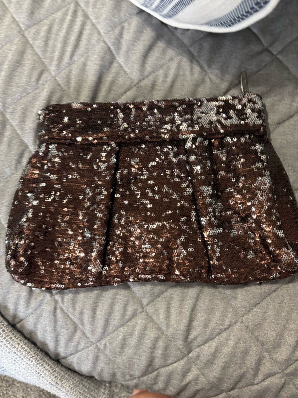 NWOT Kathy Ireland Brown clutch purse